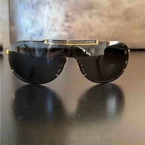 Versace Black and Gold Sunglasses